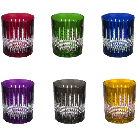 Table Passion - Coffret de 6 gobelets 32 cl en cristal taillé