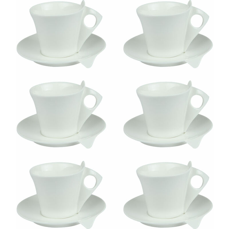 Table Passion - Coffret de 6 tasses et sous tasses Libra 10 cl