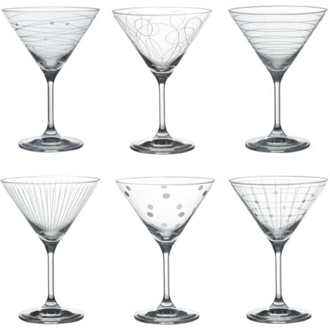 Table Passion - Coffret de 6 verres à cocktail Graphik 35 cl