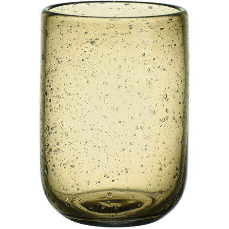 Table Passion - Gobelet Perla Bullé 25 cl ambre (lot de 6)