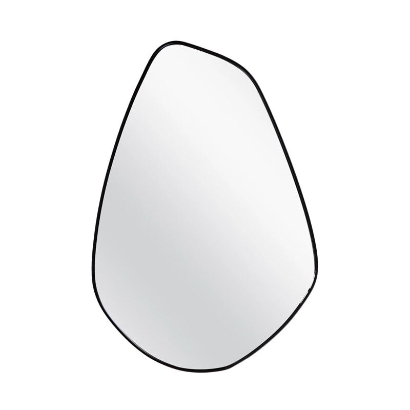 Table Passion - Miroir métal noir organic 46x66 cm