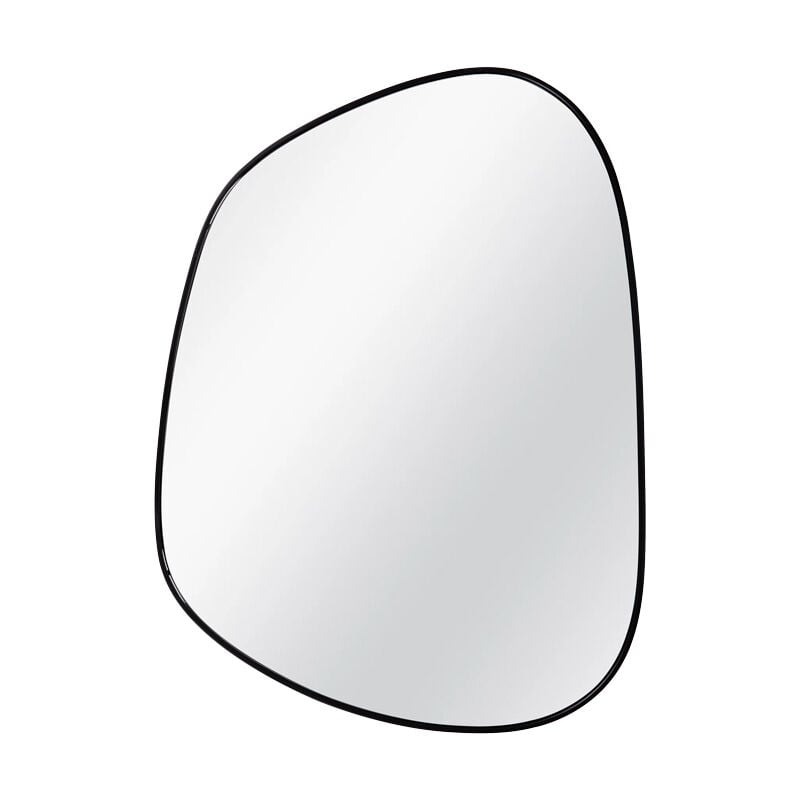 Table Passion - Miroir métal noir organic 50x68 cm