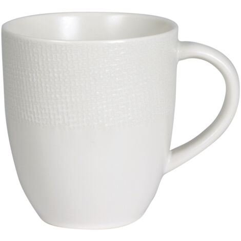 Table Passion - Mug Vésuvio blanc 30 cl (lot de 6)