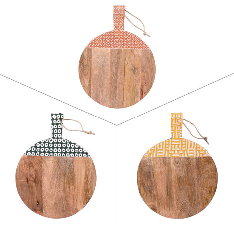 Table Passion - Planche à découper ronde Atika 30 cm (1 modèle aléatoire)