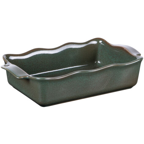 Table Passion - Plat à four rectangle Ely 31x17x7 cm vert