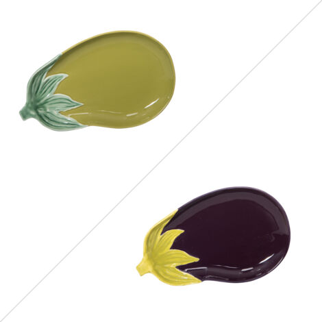 Table Passion - Plat Aubergine 30x18 cm (1 modèle aléatoire)