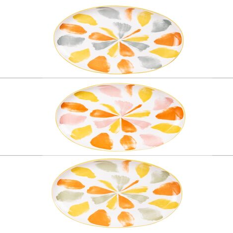 Table Passion - Plat oval Canaries 35.5x19 cm (1 modèle aléatoire)