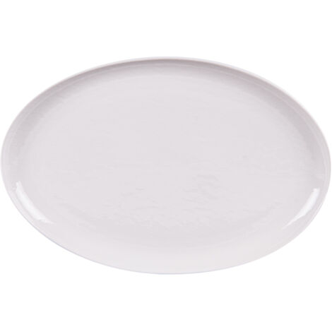 Table Passion - Plat ovale Ecume 34,5x23,5 cm