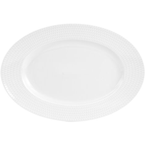 Table Passion - Plat ovale Nymphéa 35 cm