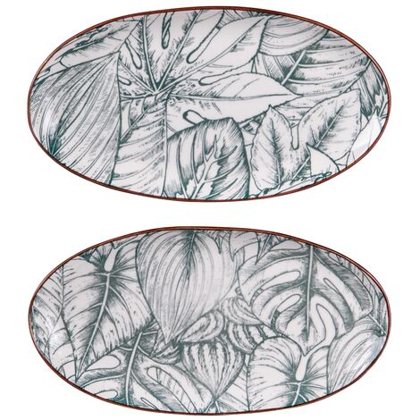 Table Passion - Plat ovale Paraguay 35.5x19 cm (1 modèle aléatoire)