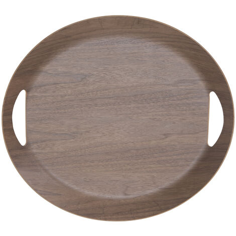Table Passion - Plateau ovale brun 46 cm en bois