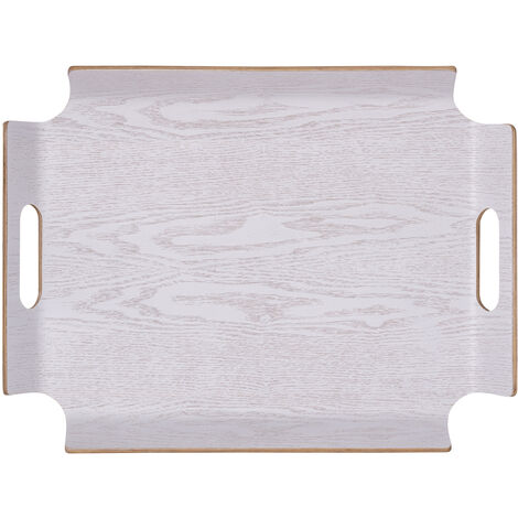 Table Passion - Plateau rectangle no angle 44,5x34 cm blanc