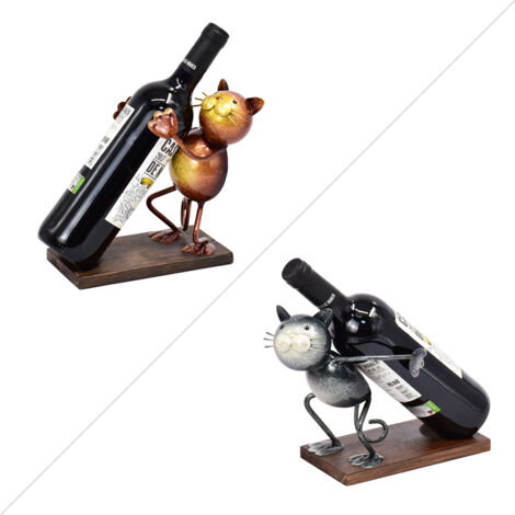 Table Passion - Porte bouteille Chat (1 modèle aléatoire)