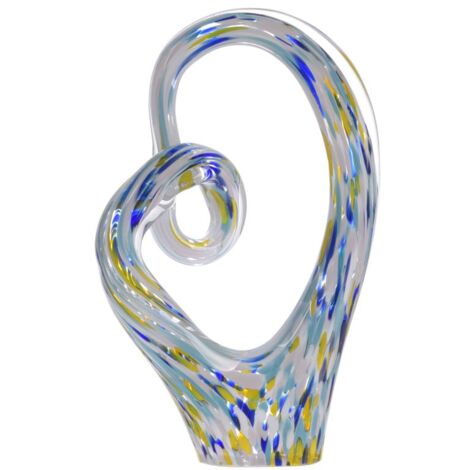 Table Passion - Sculpture Caleo en verre 25 cm