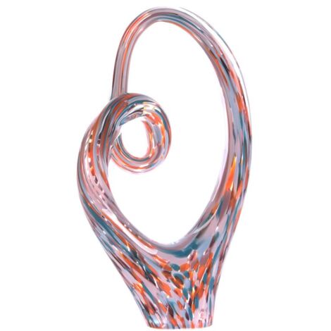 Table Passion - Sculpture Lilly en verre 25 cm