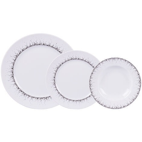 Table Passion - Service d'assiettes Boréalis 18 pièces