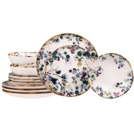 Table Passion - Service d'assiettes Garden 12 pièces
