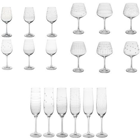 Table Passion - Service de verres 18 pièces Graphik dégustation