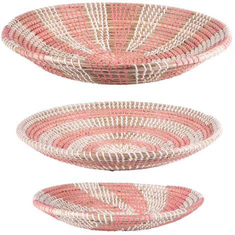 Table Passion - Set de 3 coupes jonc Jaune