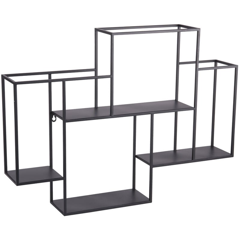 Table Passion - Étagère murale métal rectangle 75x55 cm
