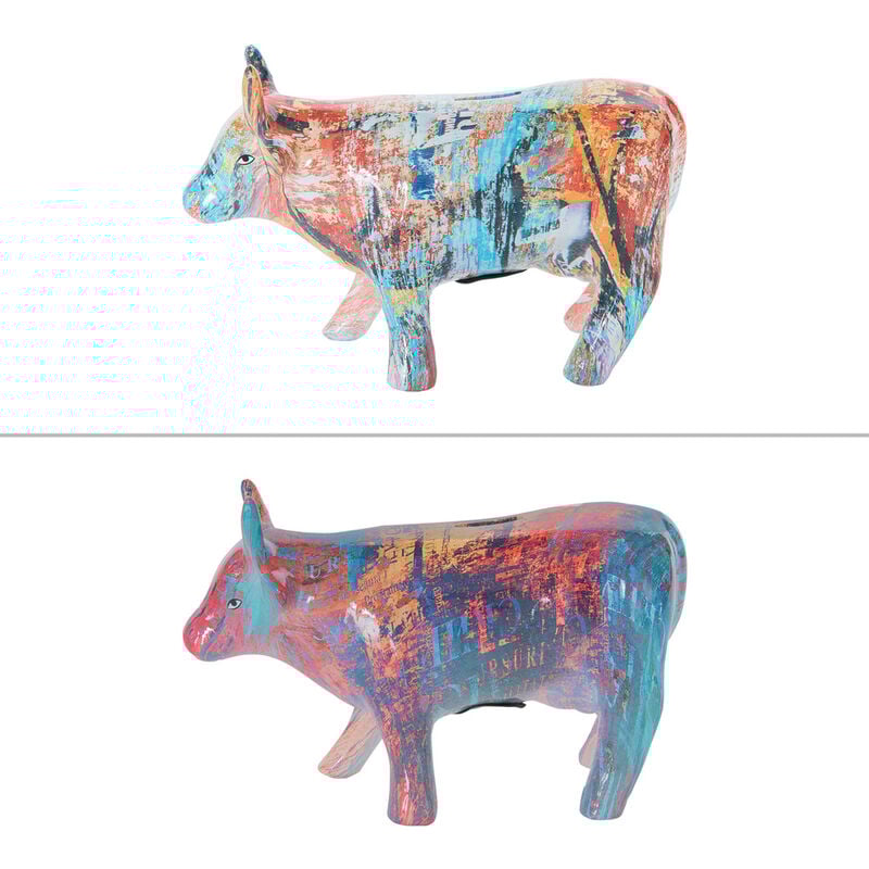 Table Passion - Tirelire Vache Graph 18 cm (1 modèle aléatoire)