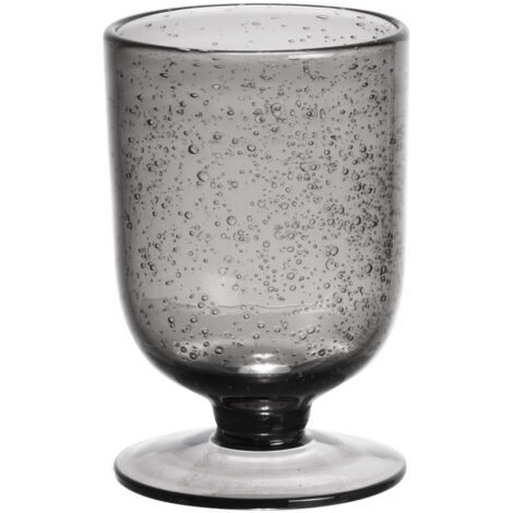 Table Passion - Verre à pied Gordes Bullé 25 cl gris (lot de 6)