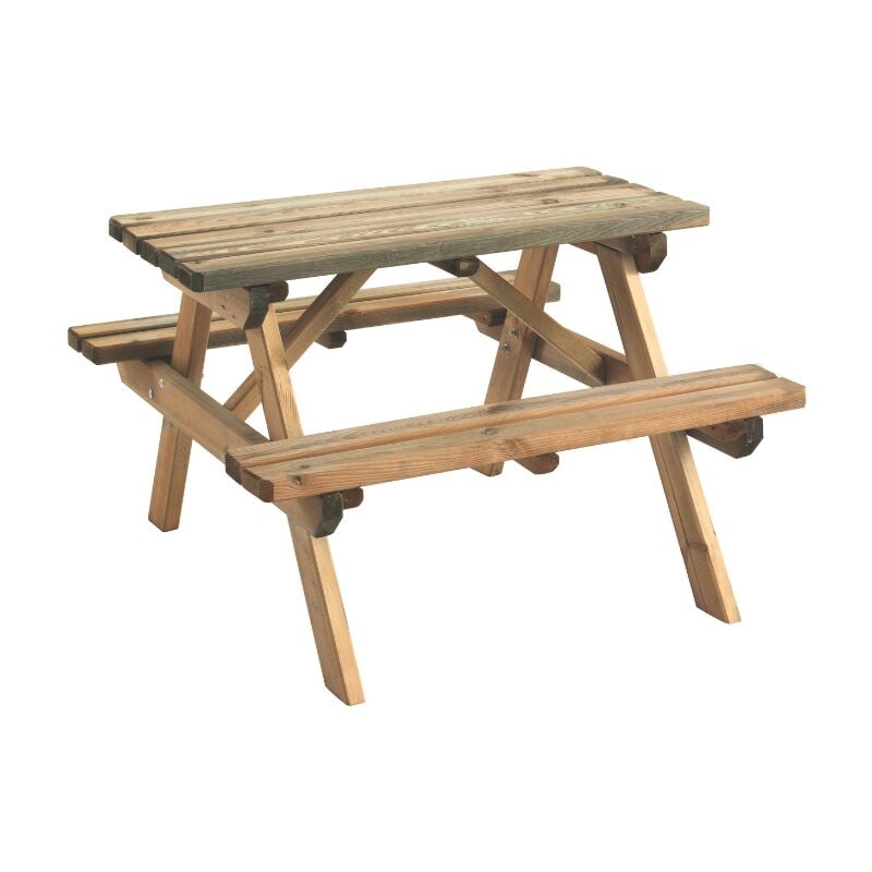 Table pique-nique bois pour enfant Wapiti