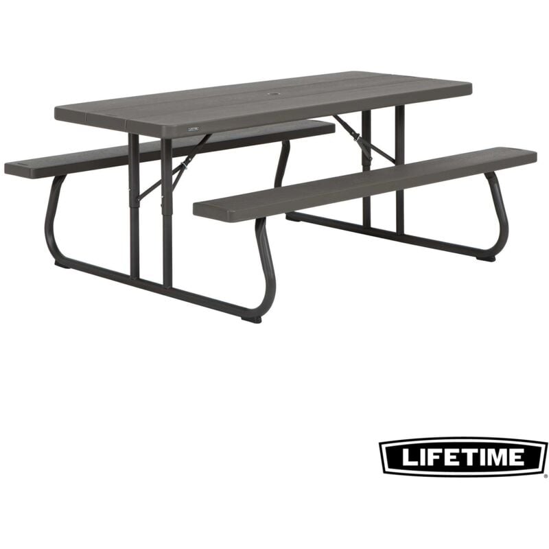 Table Pique Nique Rectangulaire Pliante (183 x 76 cm) pehd - Lifetime