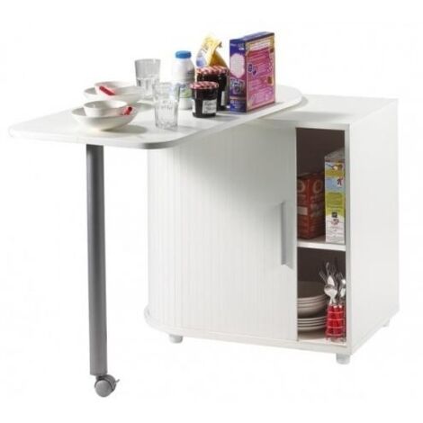 Table pivotante blanche Cool 100