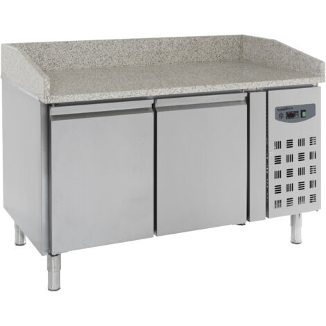 Table Pizza Réfrigérée 2 portes Profondeur 800 - Combisteel