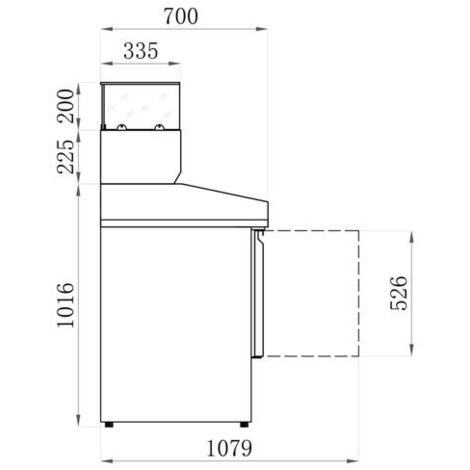 Table Pizza Réfrigérée 368 Litres - Série STAR - AFI Collin Lucy