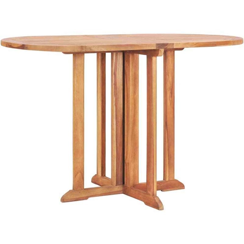 Vidaxl - Table pliable de jardin papillon 120x70x75 cm Bois teck solide
