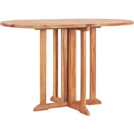 Table pliable de jardin papillon 120x70x75 cm Bois teck solide