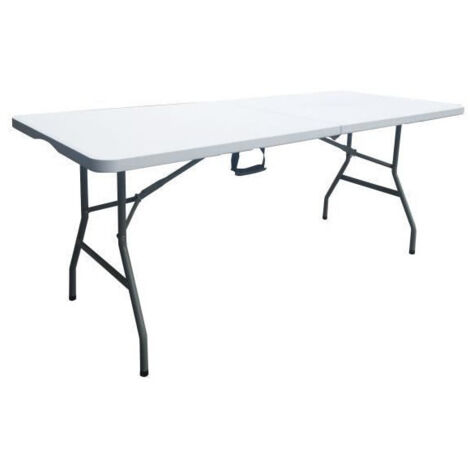 Table pliante - 180 cm - 8 personnes - plastique