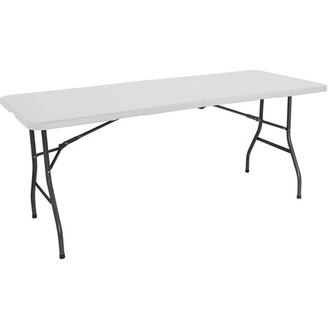 Table pliante 180cm Rectangulaire Traiteur 7house - Noir