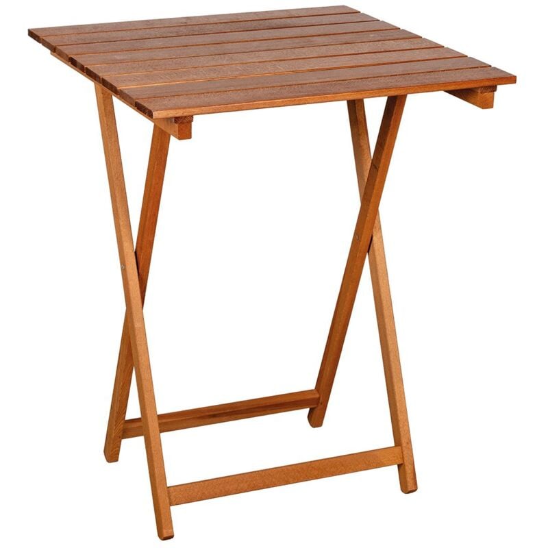 Table pliante 60 x 60 cm en bois