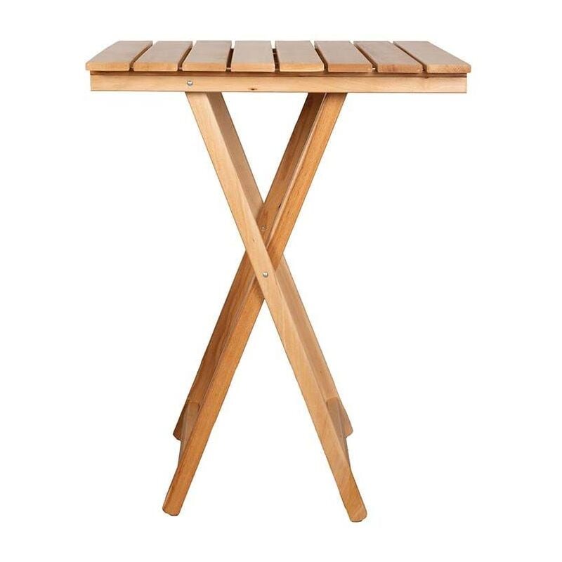 Table pliante 60 x 60 cm en bois