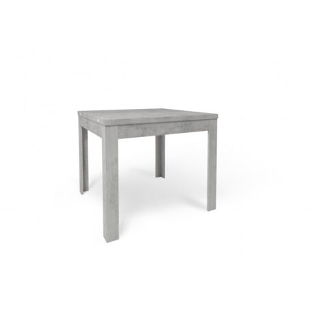 Table pliante 90L x 90P x H75 – Finition ciment – ​​Sarmog