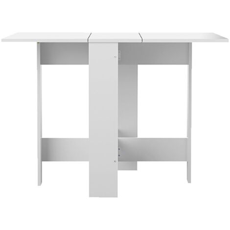 Table pliante deux abattants blanche - OPTIMUM