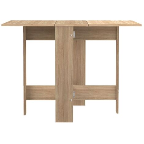 Table pliante deux abattants chêne - OPTIMUM
