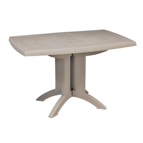 Table pliante - GROSFILLEX - Vega - Lin - 118x77 - Résine - 4P