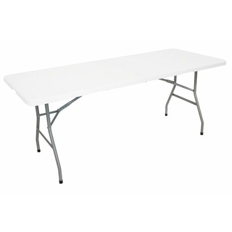 Table monobloc avec pieds pliants et 8 chaises pliantes | Mobeventpro