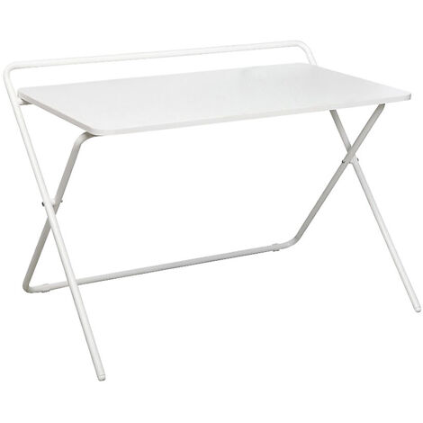 Table pliante Leni  Réglable en hauteur  HxLxP 650-770 x 1000 x 600 mm  Blanc  Novigami