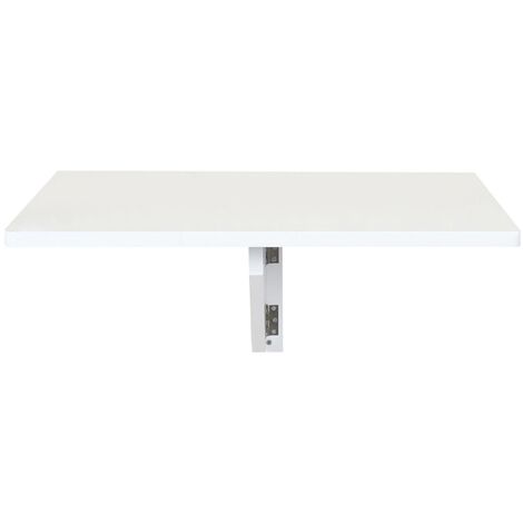 Table pliante murale blanche