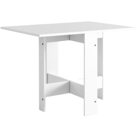 Table pliante peu encombrante Artemio en blanc