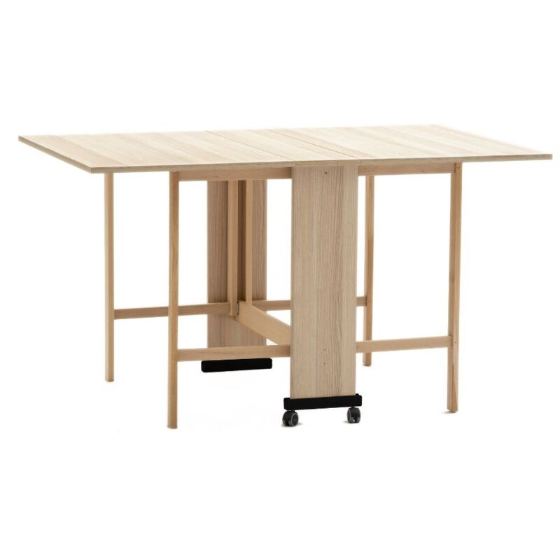 Toscohome - Table pliante peu encombrante en orme 24x90x78H cm - Vairo