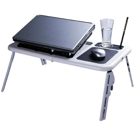 Table Pliante Pour Ordinateur Portable Avec Ventilateurs