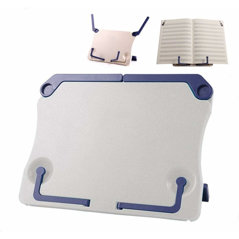 Memkey - Table pliante Pupitre abs Porte-partitions,Pupitre d'orchestre Support De Livre De Musique Se Pliant Partition de Musique Support Support de