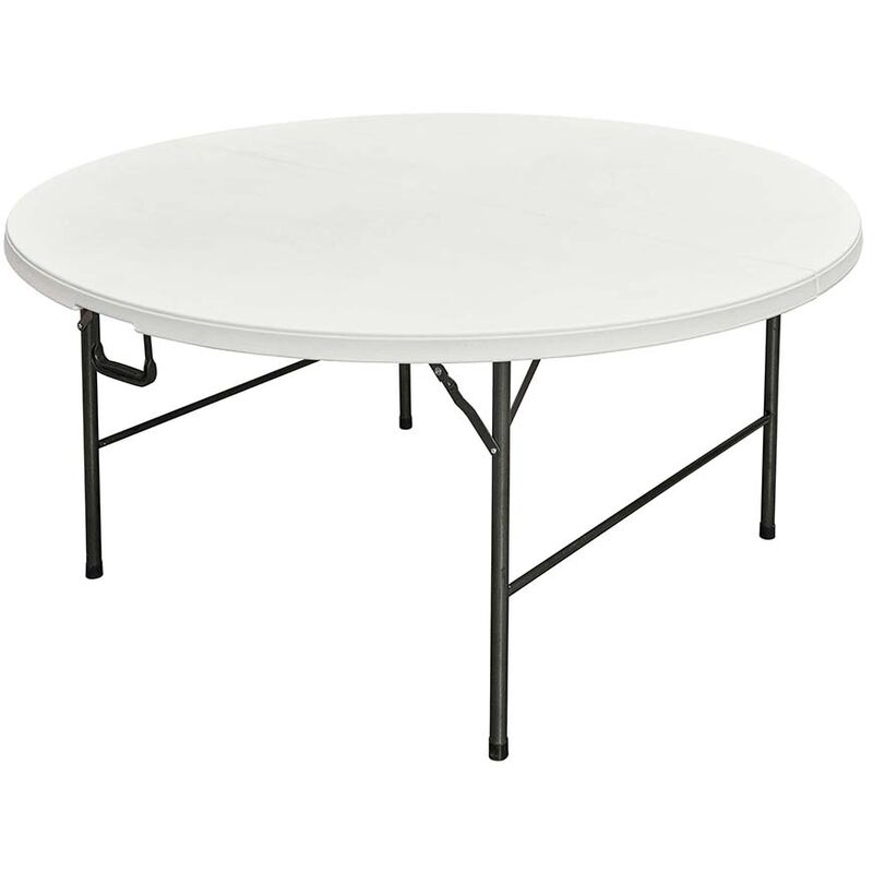 Table pliante ronde dia 160cm polyethylene