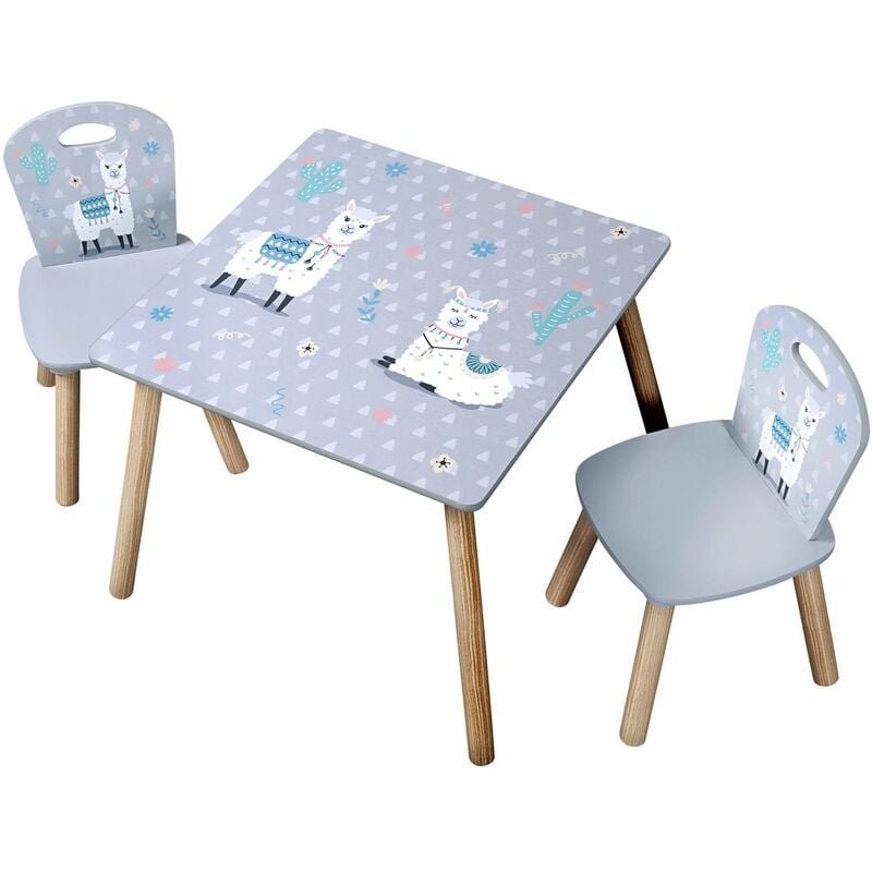table pour enfant+2 chaises hautes kesper